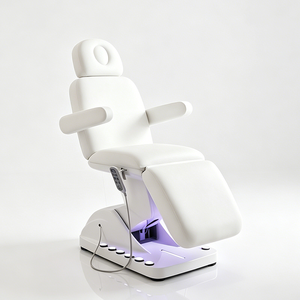 <span class=keywords><strong>Table</strong></span> <span class=keywords><strong>de</strong></span> massage électrique moderne à 3 moteurs avec commande au pied, mobilier <span class=keywords><strong>de</strong></span> salon <span class=keywords><strong>de</strong></span> haute qualité, entièrement blanche, pour soins du visage et spa - Product Image 1