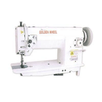 Machine à coudre plate tout-en-un à aiguille simple Golden Wheel CS-8113, adaptée aux machines à coudre industrielles lourdes.