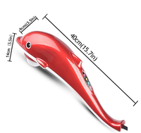 Masseur corporel électrique portatif Luyao LY-606B-1 Dolphin avec chaleur infrarouge et vibrations