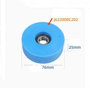 Fournir toutes les pièces d'ascenseur d'escalator de marque J622000C202 76*25-6202 rouleau de chaîne d'étape d'escalator de poulie de roue d'escalator - Product Image 2