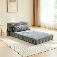 Sofá Multifuncional, Sofá Cama Plegable, Colchón de Espuma para Piso, Futón, Tamaño Personalizable