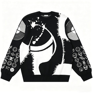 Felpe Personalizzate Bianche e Nere in Filati Core Spun per Uomo e Donna, Felpe in <span class=keywords><strong>Pile</strong></span> per Jogging e Allenamento - Product Image 4