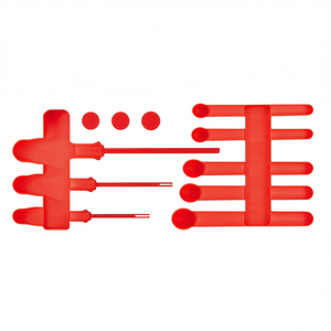 Juego de Herramientas de Plástico de 14 Piezas Color Rojo para Uso en Almacenes Logísticos - Product Image 2