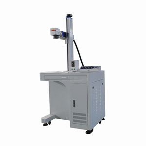 Giá tốt tự động tập trung RF ống cắt <span class=keywords><strong>Laser</strong></span> đánh dấu máy 30W 50W sợi với máy ảnh cho tem da nhãn nhựa - Product Image 2