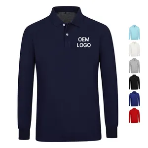 Customization Printing Printed Pullover Polo Knit Polo Shirt For Men Designer Printing Custom Black White Blank Jersey Uniform