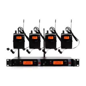 ระบบตรวจวัดหูแบบไร้สายนักร้องการแสดงบนเวทีซ้อมการฟังสตรีมสดแบบมืออาชีพ - Product Image 1