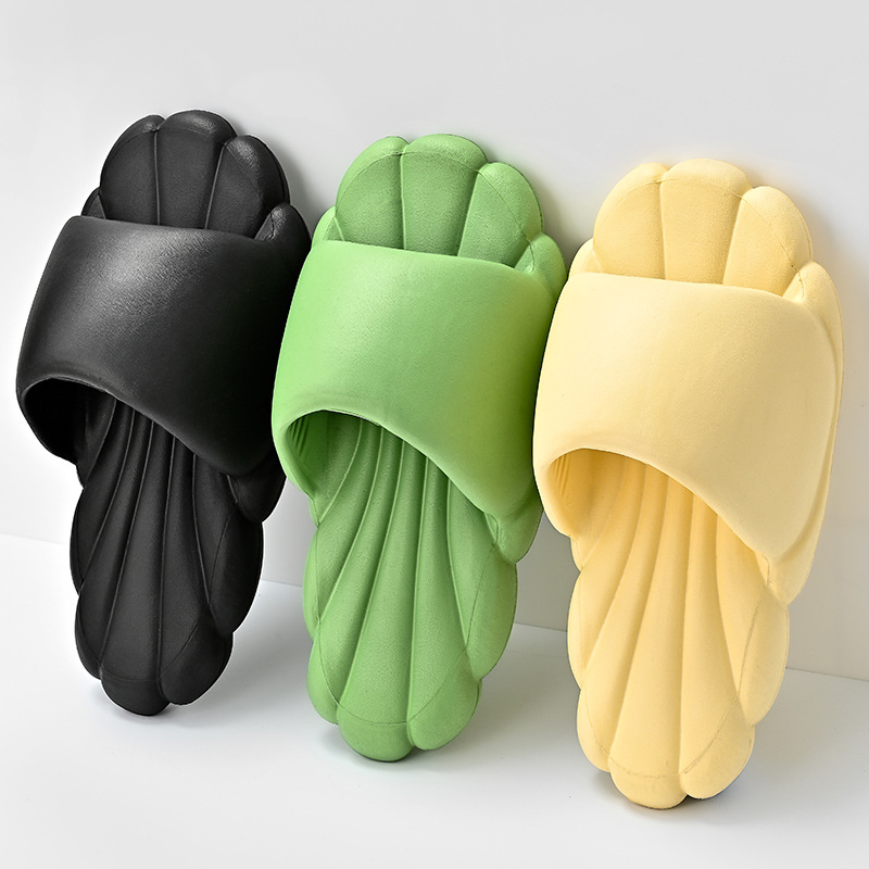 3D Shell 2023 New Men's and Women's Slides Couples Home Bathroom Non-slip Lightweight EVA Slippers