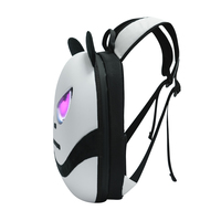 Mochila Angry Panda de nuevo diseño, bonita mochila LED con ojos animados, aplicación programable, mochila LED para tableta, bolsa de regalo divertida