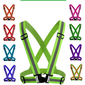 Chaleco de seguridad reflectante Lihao Clase 2 con correas de alta visibilidad para trabajadores de construcción, ferrocarriles y limpieza de calles - Product Image 3