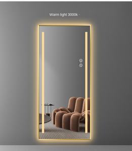 Internet celeled ışık berber aynası kat monte duvar monteli özel kuaför perma boyama berber dükkanı kullanımı için - Product Image 6