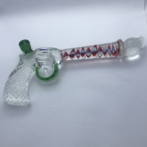 Gepersonaliseerde Aangepaste Handgemaakte Pistoolvorm Vrouwelijke Masturbatie Glazen Dildo - Product Image 1