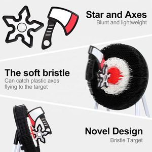 2025 yeni açık spor oyunları Set Dart balta atma hedef çocuk emniyet köpük kutu ambalajında plastik oyuncak hediye seti - Product Image 3