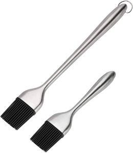Pinceau à pâtisserie en acier inoxydable résistant aux hautes températures - Passe au lave-vaisselle et au four - Outils de cuisson écologiques de qualité supérieure - Product Image 4