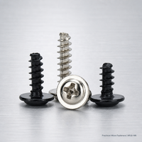 Vis autotaraudeuse Phillips à tête cylindrique plaquée zinc noir, métrique M1 M2 M3 M4, en acier au carbone à pointe arrondie, OEM, pour applications automobiles et PCB