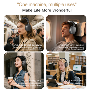 畅销混合主动降噪旋钮式无线耳机批发高品质 BT 5.4 HIFI 音质无线耳机入耳式耳机 - Product Image 5