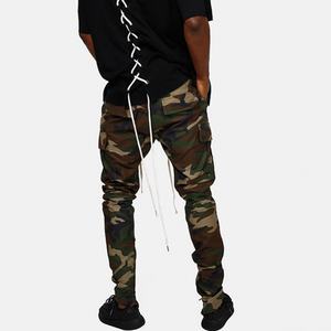 Pantalon cargo camouflage grande taille pour homme, en coton, coupe-vent, respirant, de haute qualité, personnalisable en gros - Product Image 3