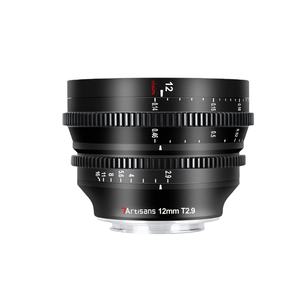 7 artigiani 12mm T2.9 APS-C MF Cine lente Ultra grandangolare messa a fuoco manuale per E Fuji X <span class=keywords><strong>M43</strong></span> per EOS-RF per Z L-Mount wi-fi - Product Image 1