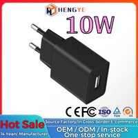Portable Téléphone De Charge PC Ignifuge Noir Blanc 2A EU US Plug USB Chargeur 5V 2.1A 10W Mobile Téléphone Mur Chargeur