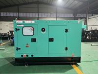 Groupe électrogène diesel silencieux 30KW/50/80/100/150/300kW 1800 tr/min triphasé refroidi par eau démarrage électrique 12V DC télécommande