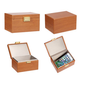 Chặn Tín Hiệu RFID Bằng Gỗ Chống Trộm Hộp Chìa Khóa Faraday Hộp Bảo Vệ Không Chìa Khóa Chặn NFC, WiFi, LTE - Product Image 2