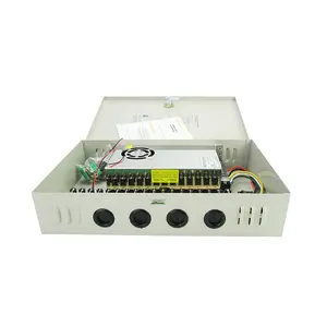 Input 100/240 volt dipilih dengan saklar catu daya AC ke DC 12V 360W 30A kotak catu daya CCTV