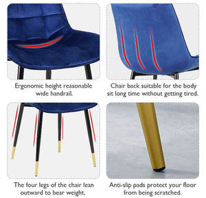 Ensemble <span class=keywords><strong>de</strong></span> table à manger dernier cri avec <span class=keywords><strong>8</strong></span> <span class=keywords><strong>chaises</strong></span> <span class=keywords><strong>grises</strong></span> en velours capitonné pour salle à manger et cuisine - Product Image 6