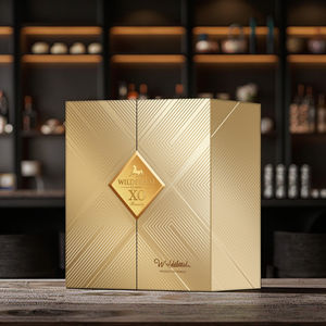 Confezione regalo High-End personalizzata a doppia porta per confezione di alcol per whisky vino rosso Brandy Vodka altre bevande goffratura - Product Image 6