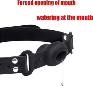 Esclave sexuel Silicone lèvres joint torique <span class=keywords><strong>bouche</strong></span> ouverte Gag fétiche oral Bdsm Bondage contraintes jouet érotique jouet sexuel pour Couples - Product Image 6