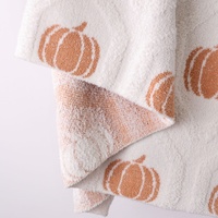 Plaid décoratif élégant et léger pour la maison, non toxique, pour adultes, 50*70, tons neutres