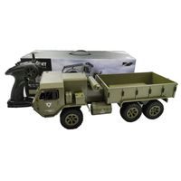 FY004A 1/16 2.4G 6WD télécommande proportionnelle RC jouets camion armée militaire brossé voiture RTR en option 0.3mp Wifi FPV caméra
