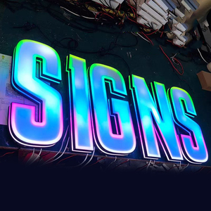 Insegna Luminosa a LED con Effetti Dinamici, Lettere RGB Programmabili, Direttamente dalla Fabbrica - Product Image 2