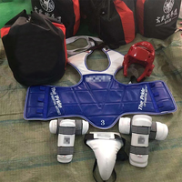 YOBER Protections de Sparring Taekwondo Personnalisées avec Logo, Équipement de Protection Corporelle pour Enfants, Ensemble d'Entraînement