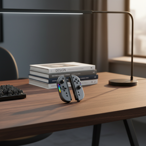 GAMINJA Geay คุณภาพสูง ใช้งานร่วมกับสวิตช์คอนโทรลเลอร์ได้ เกมไร้สายแบบพกพา Joy--con - Product Image 1