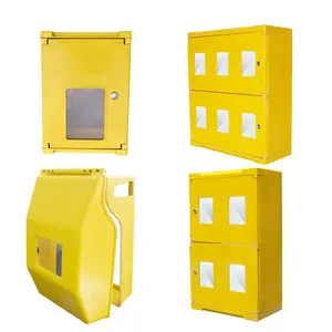 FRP gas meter box domestic waterproof outdoor rain proof and flame retardant composite meter box