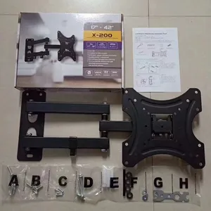 X-200 VESA 100X100 mm Rotation 360 Degree Swivel TV Bracket Wall Mount Factory Supplier