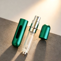 Atomiseur de parfum portable 5 ml 8 ml, flacon de voyage rechargeable en métal, mini flacon de parfum