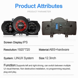NaviHua <b>Car</b> <b>Digital</b> Cluster LCD Dashboard Auto <b>Speedometer</b> Linux System Instrument Upgrade Panel <b>for</b> Porsche Macan 2014-2024 - Product Image 6