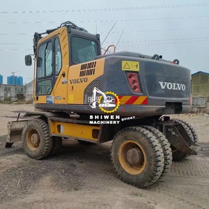 Excavadora de ruedas <span class=keywords><strong>Volvo</strong></span> usada ew145b ew140 <span class=keywords><strong>ew130</strong></span> ew205d excavadora de ruedas <span class=keywords><strong>Volvo</strong></span> 170 pintura original buen rendimiento - Product Image 5