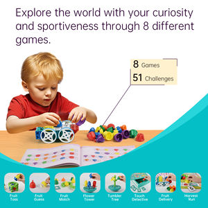 ชุดตัวต่อบล็อก PUNGROW สำหรับ<span class=keywords><strong>เด็ก</strong></span>เล็ก ของเล่นเสริมพัฒนาการ ฝึกการสัมผัส การมองเห็น และการเรียนรู้ ฝึกการจับ ฝึกการเชื่อมต่อ ฝึกการสร้างสรรค์ - Product Image 3