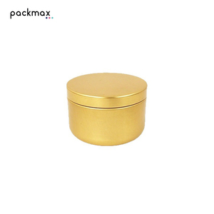 Boîte ronde en aluminium de 50g avec couvercle séparé pour thé, bonbons, café - Boîte métallique vide portable en stock, vente en gros - Product Image 2