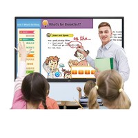 Интерактивная цифровая доска Flip Pro WM55B 4K, 55, 65, 75, 85, 86 дюймов, 350 нит
