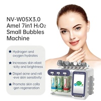 Prix usine 7 en 1 hydro facial diamant dermabrasion machine aqua peeling gel facial micro-courant dispositif facial