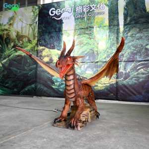 Parque de atracciones Gecai Robotic <span class=keywords><strong>Rad</strong></span> Flying Dragons Model Factory - Product Image 3