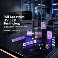 Module LED UV 365nm pour PCB, haute densité de puissance optique, IP44, AC 85-265V, pour le durcissement d'adhésifs UV, intégration facile, équipement de durcissement 1