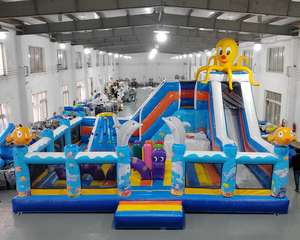 Castillo Inflable de Carnaval de Nuevo Diseño/Parque de Atracciones Inflable Comercial para Interiores y Exteriores - Product Image 2