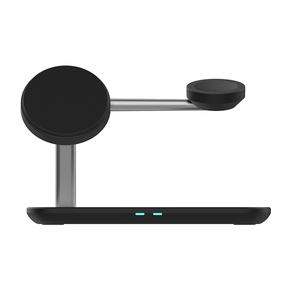 Custom universale multifunzione Smart Phone <span class=keywords><strong>ricarica</strong></span> rapida 15w da scrivania portatile magnetico 3 in 1 supporto per caricabatterie Wireless - Product Image 3