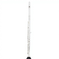 Elman Musical Instrument 17 Open Closed Hole White Copper Flute Silver Plated C- Key Tianjin Beginner Children Adult Students
