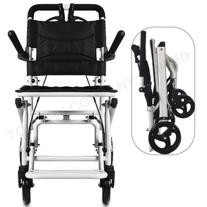 Meilleur fauteuil roulant léger, fauteuil roulant manuel, fauteuil roulant portable pliable pour personnes âgées - Product Image 2
