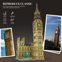 Reobrix 55012 13825 pièces Big Ben cloche tour bloc de construction brique ensemble modèle technique jouet éducatif en plastique moderne Festival cadeau