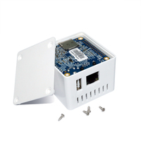 Casing Pelindung ABS Putih Original Brand Orange Pi Zero/Zero LTS dengan Kompatibilitas Papan Ekstensi